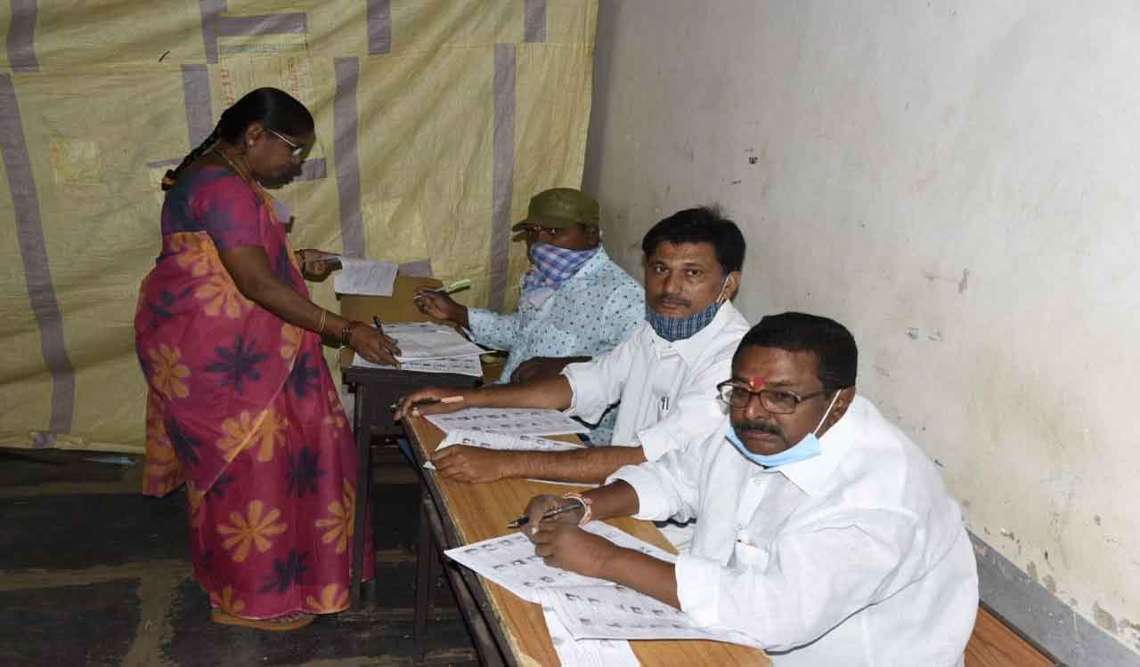 Polling continued till midnight in few places in Andhra Pradesh