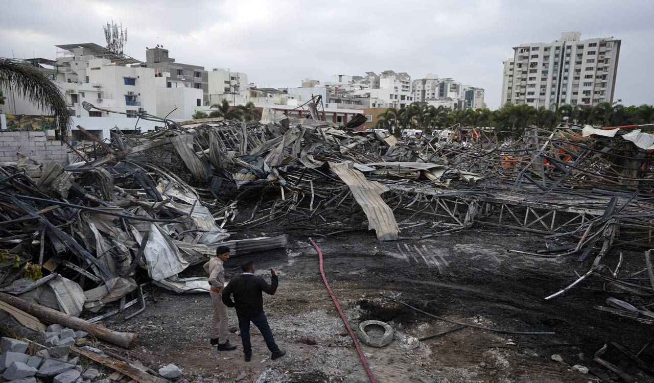 Gujarat: Two cops among 6 suspended for Rajkot game zone fire