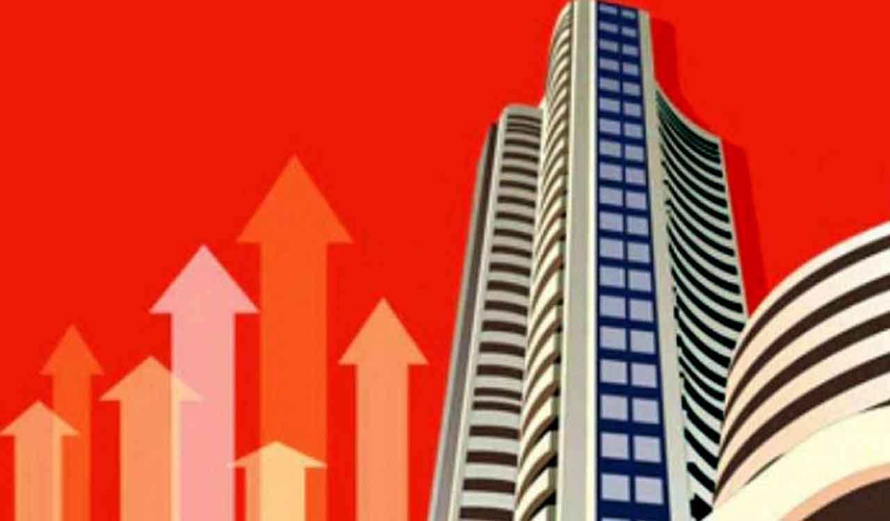 Sensex up by 466 points, Nifty climbs over 22,050