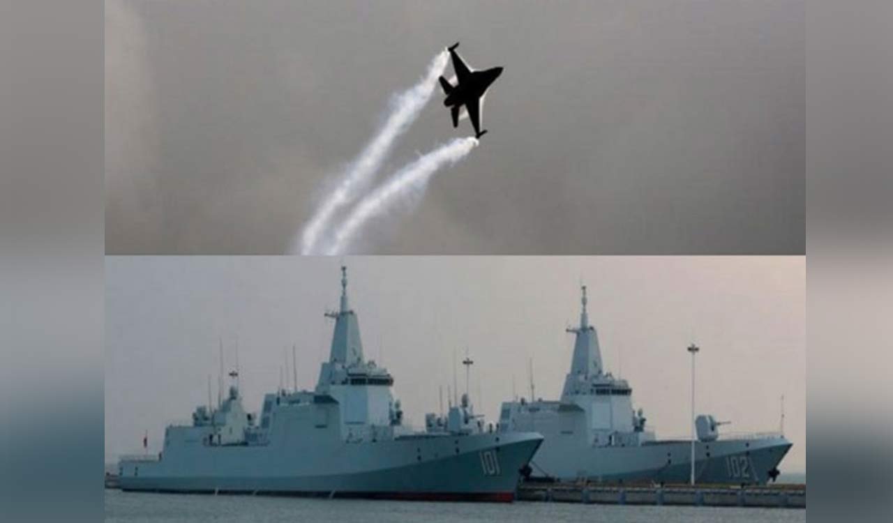 Taiwan spots 27 Chinese aircraft, 7 vessels near its territory