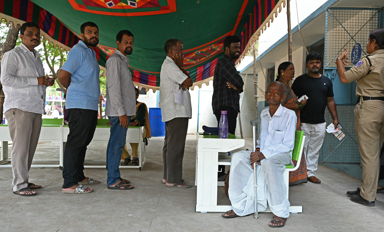 LS polls Telangana records 61.16 per cent voter turnout till 5 PM