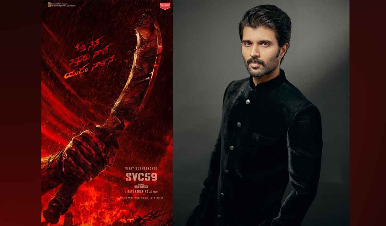 Vijay Deverakonda unveils deadly ‘SVC59’ first-look poster on his 35th ...