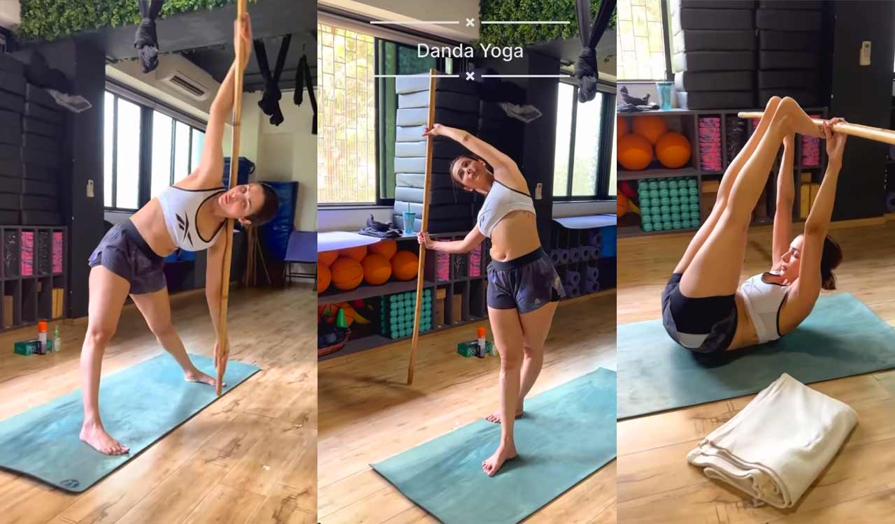 Watch: Malaika Arora inspires fans with ‘danda yoga’