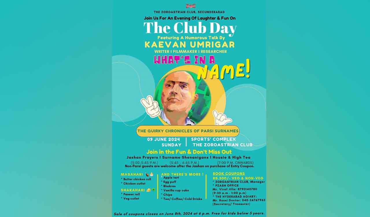 Zoroastrian Club to host ‘The Club Day’ on June 9 in Hyderabad