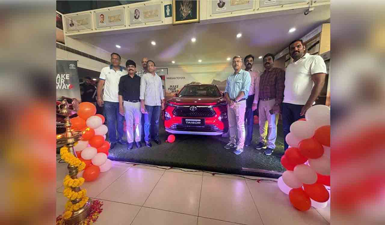 Harsha Toyota unveils new Urban Cruiser Taisor in Kondapur-Telangana Today