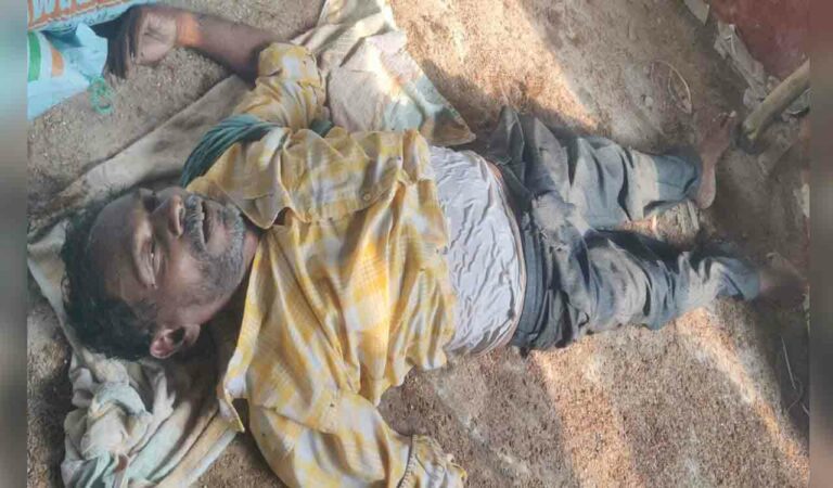 Lorry driver struck dead by lightning in Jagtial