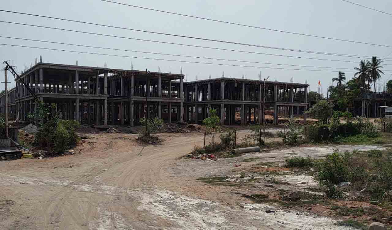 SCCL building residential quarters without permission in Kothagudem