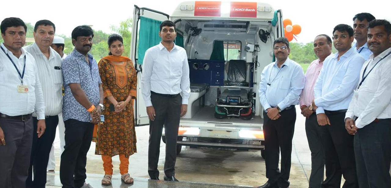 ICICI donates advanced life support ambulance to Siddipet