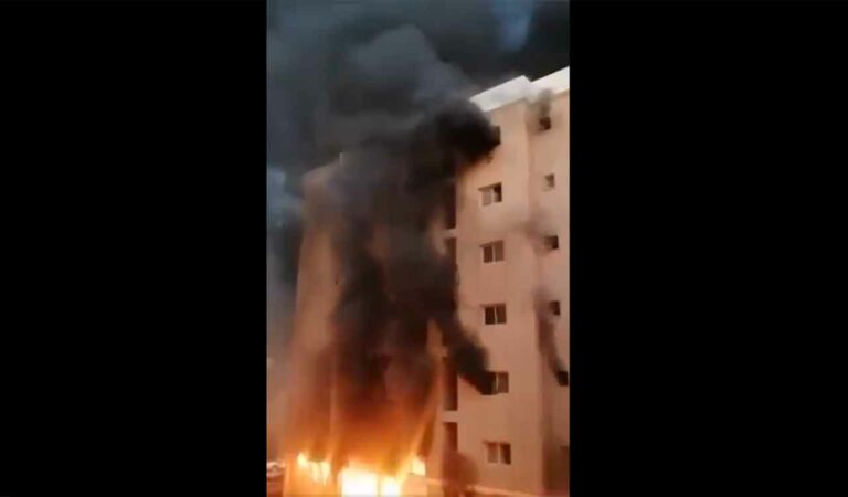 Kuwait building fire
