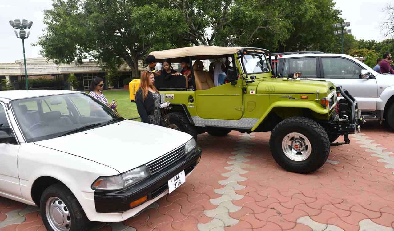 Automotive enthusiasts flock to Imperial Garden in Hyderabad