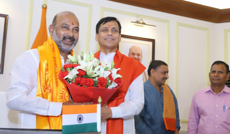 Bandi Sanjay Takes Charge