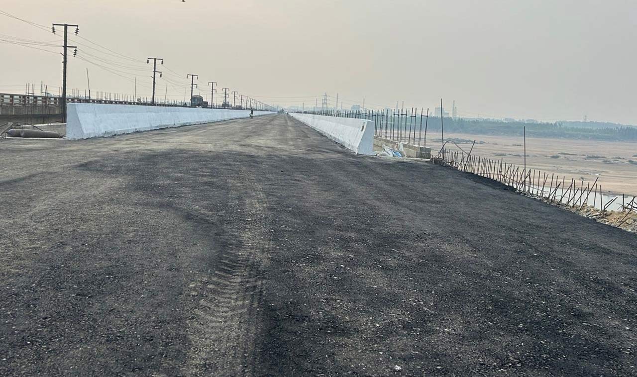 Construction of second bridge across Godavari at Bhadrachalam still incomplete