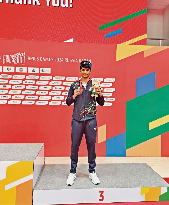 TS’ Snehit wins bronze in BRIC Games