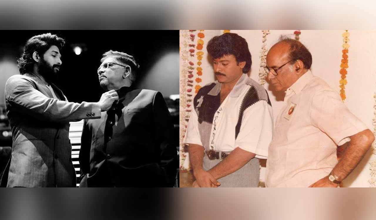 Chiranjeevi, Allu Arjun share unseen throwback pics, wish fans Happy Father’s Day