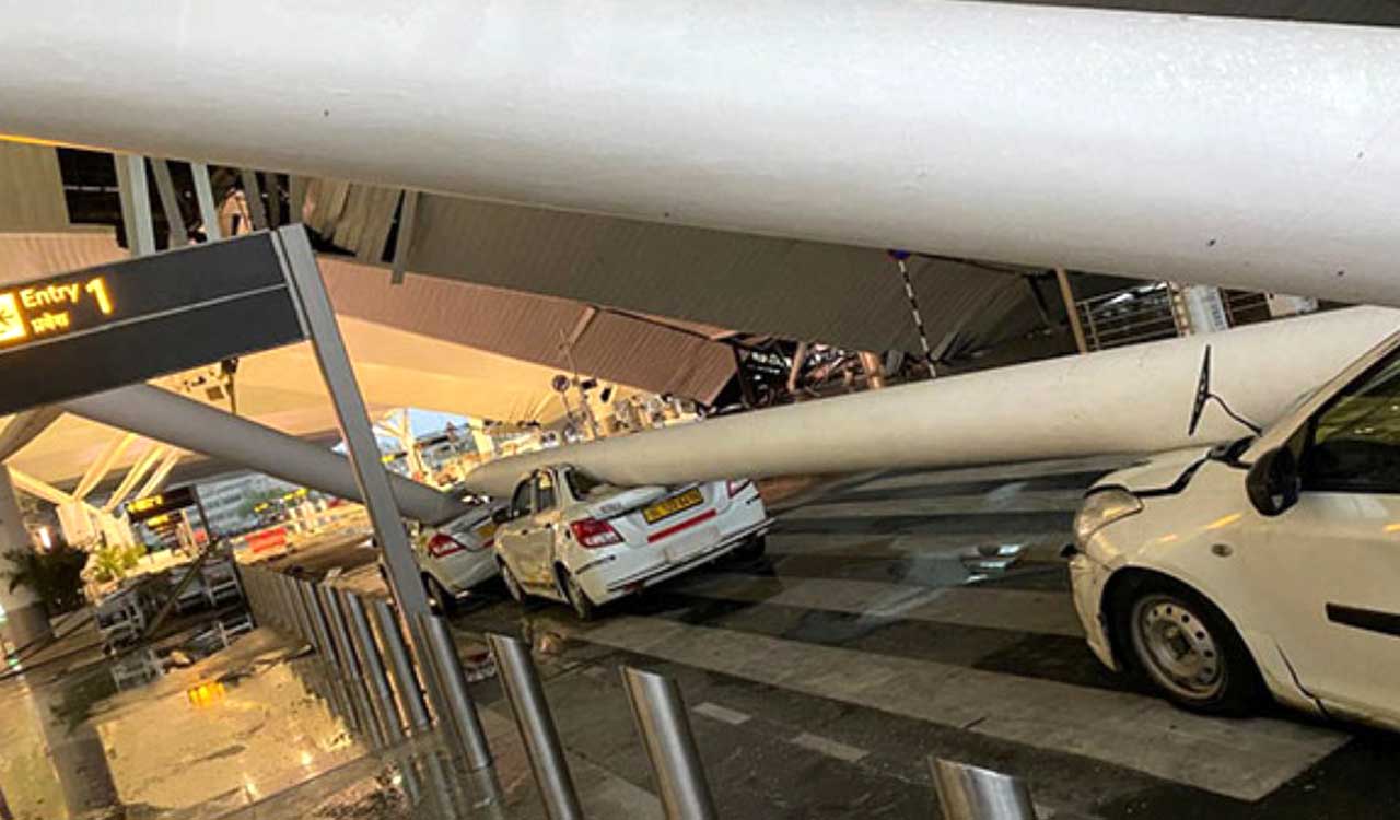 Criminal negligence responsible for shoddy infrastructure: Cong on Delhi airport roof collapse 