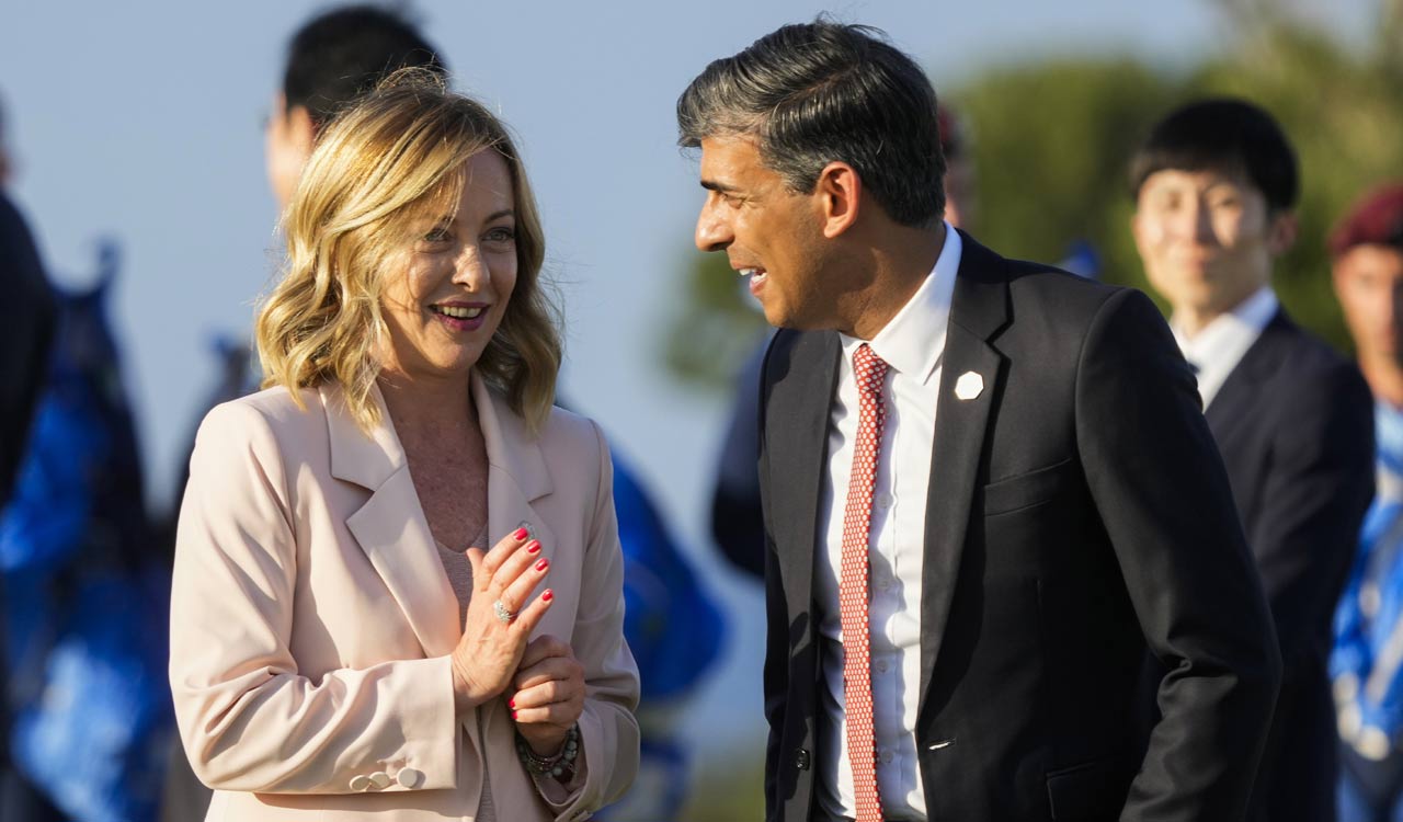 G7 leaders shift focus to migration issue on Day 2 of summit in Italy