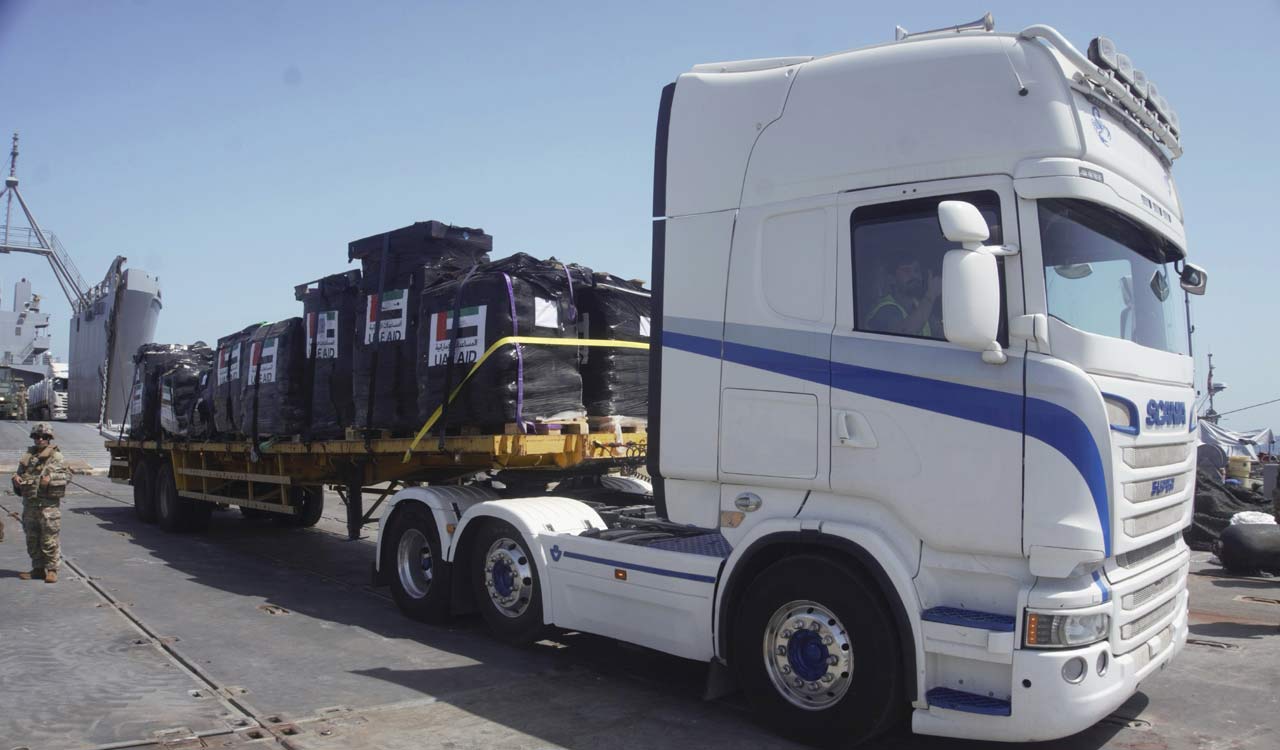 Gaza receives much-needed aid through new US-built pier, says official