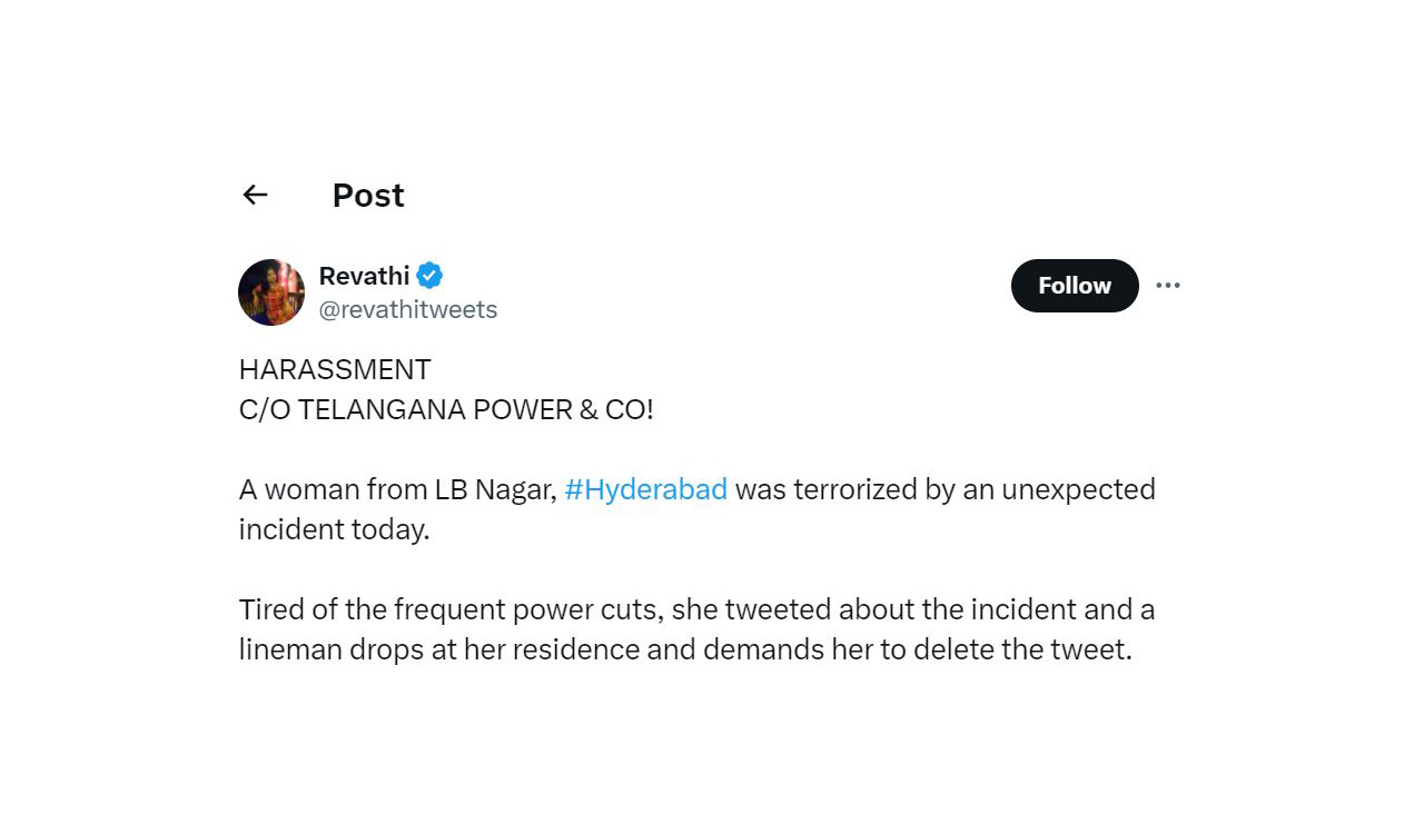 Hyderabad: Journalist booked for tweeting about power cuts