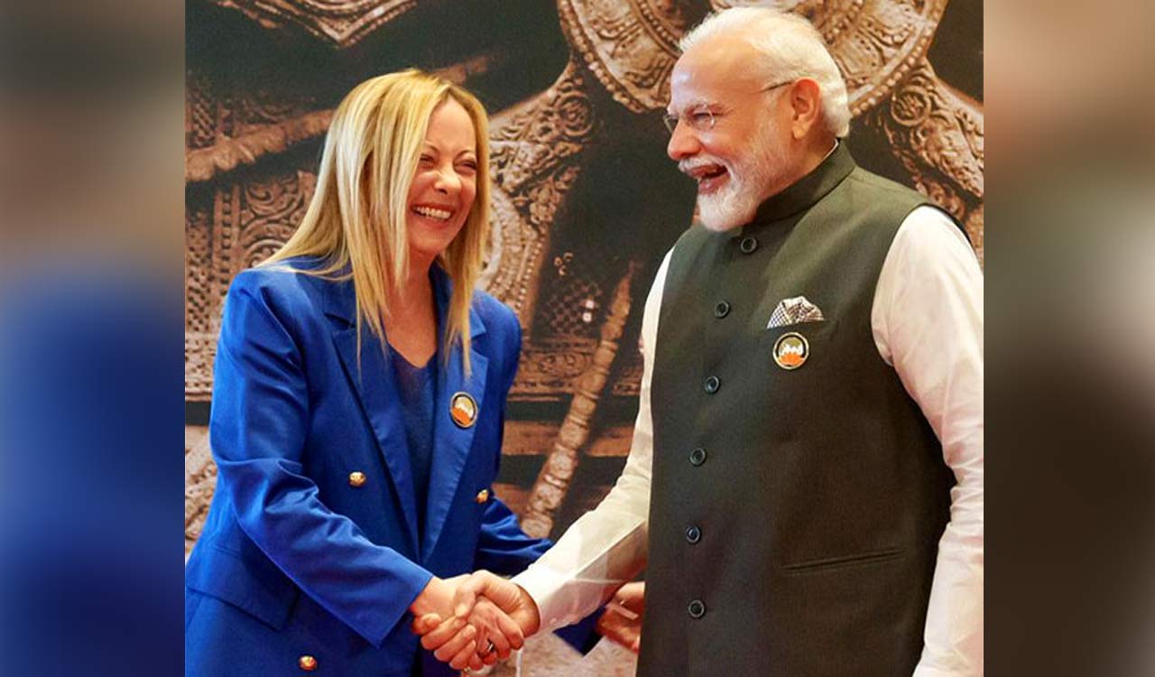 Italian PM Meloni congratulates PM Modi, vows unity between India and Italy