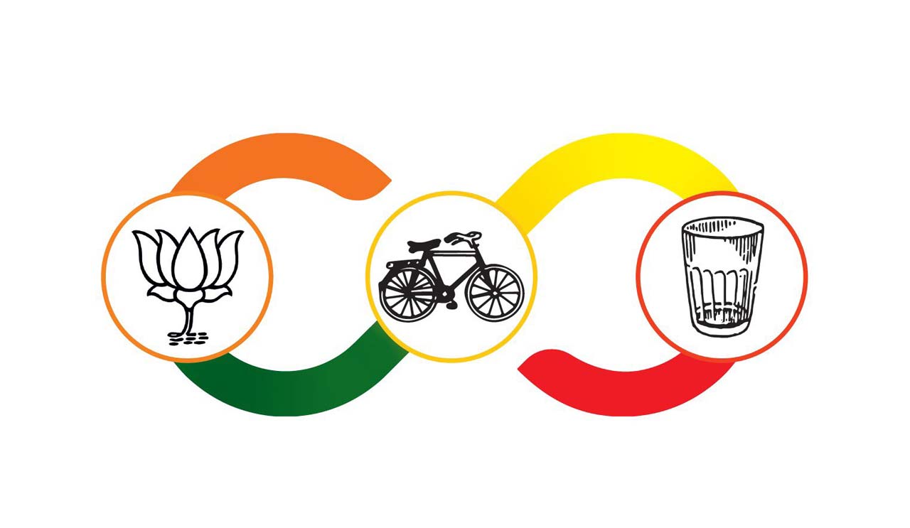 TDP-led NDA leading in 21 Lok Sabha seats in Andhra Pradesh