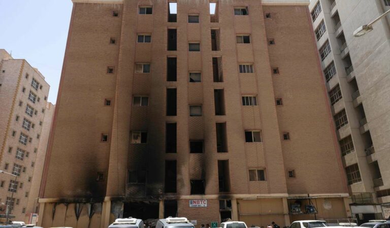 Three Telugus killed in Kuwait fire; Mancherial native escapes using television cable