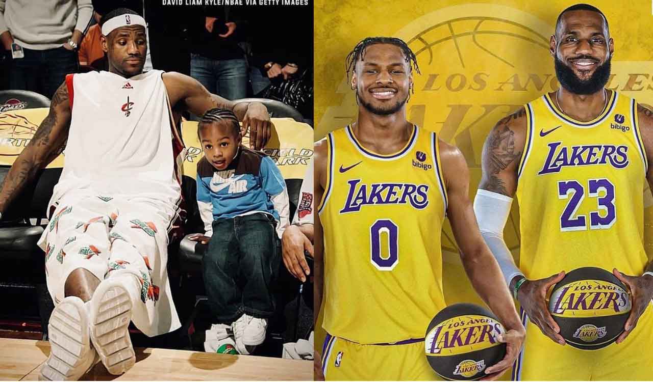 Lakers Draft Bronny James, Form First Father-son Duo In NBA History ...