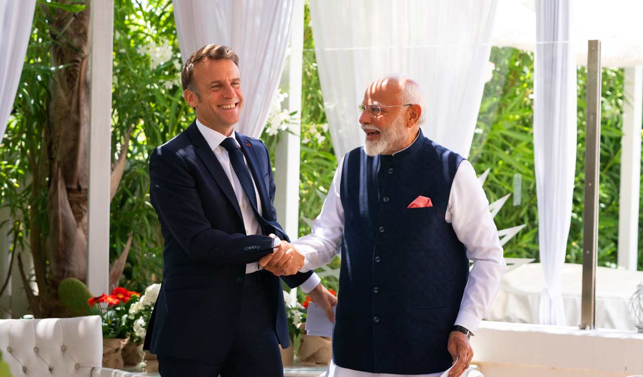 “Modi, Macron stress India-France defense cooperation, prioritize indigenous manufacturing