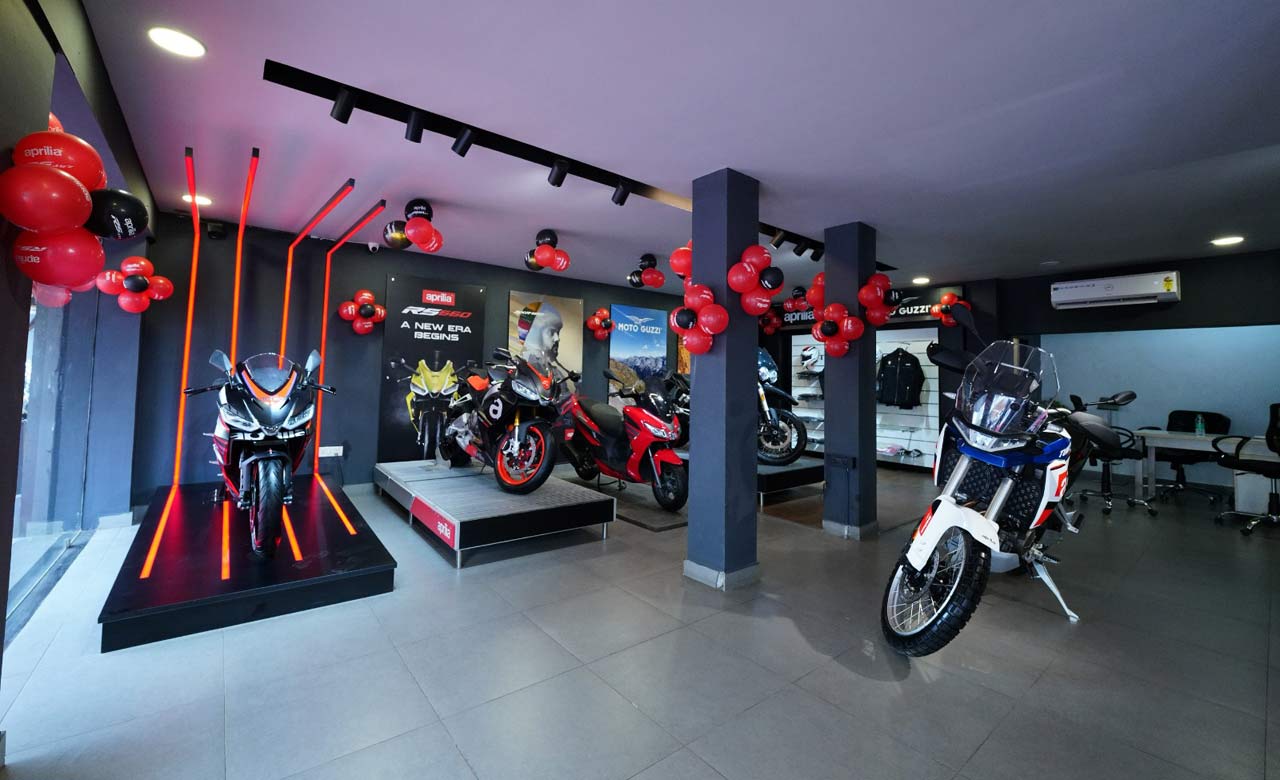 Piaggio unveils Motoplex showroom in Hyderabad to retail Aprilia, Vespa, Moto Guzzi