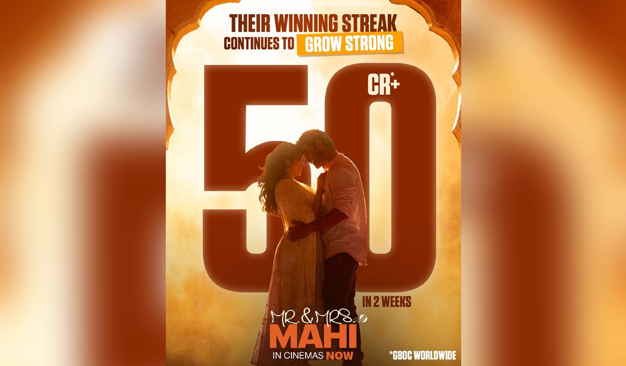 ‘Mr & Mrs Mahi’ rakes in Rs 50 crore in two weeks