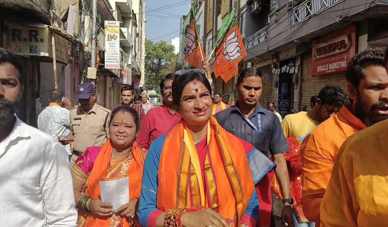 Nation focused on Hyderabad LS constituency seat: Madhavi Latha