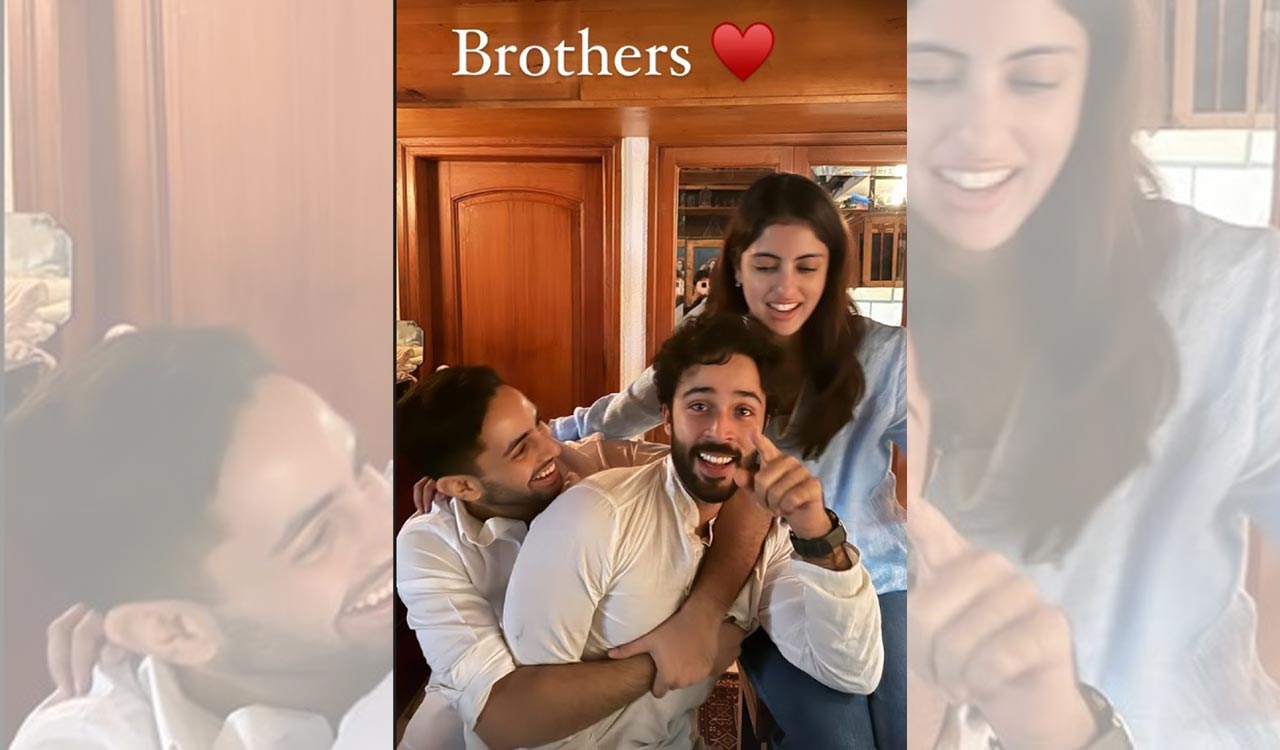 Navya Naveli shares adorable pic with brother Agastya