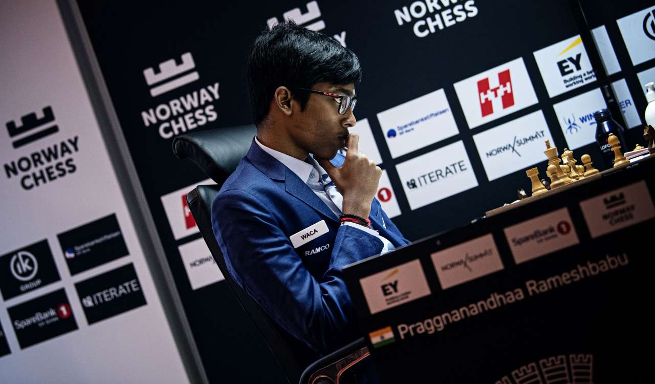 Norway Chess: Carlsen defeats Praggnanandhaa in round 8; Vaishali secures victory