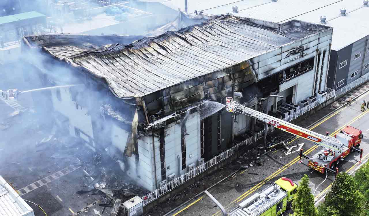 At least 16 killed in South Korea factory fire, 7 injured