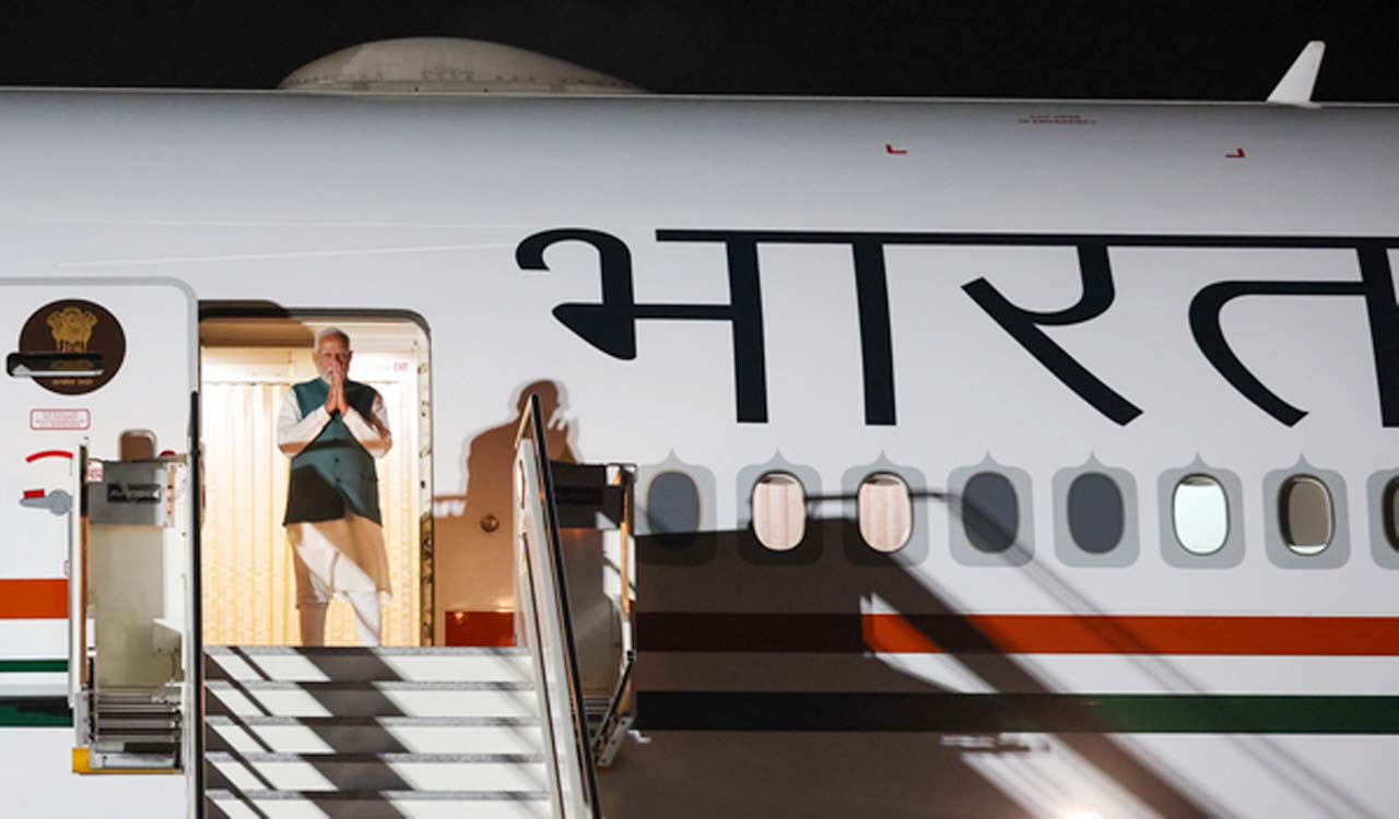 PM Modi arrives in Italy for G7, plans bilateral meetings