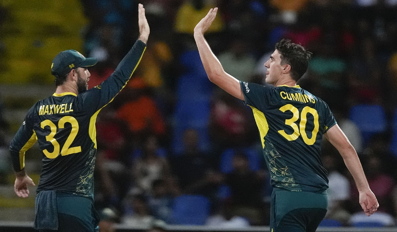 Australia’s Pat Cummins bags first hat-trick at T20 WC 2024 