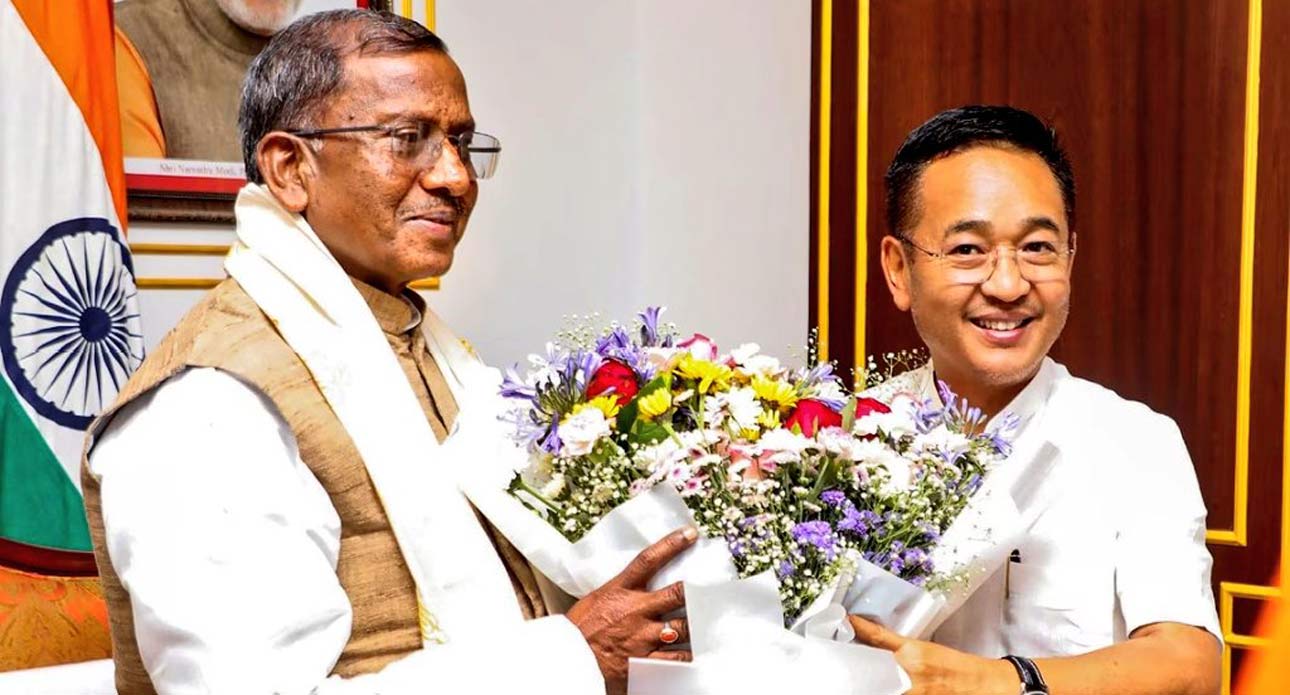 Prem Singh Tamang takes oath as Sikkim Chief Minister for second consecutive term