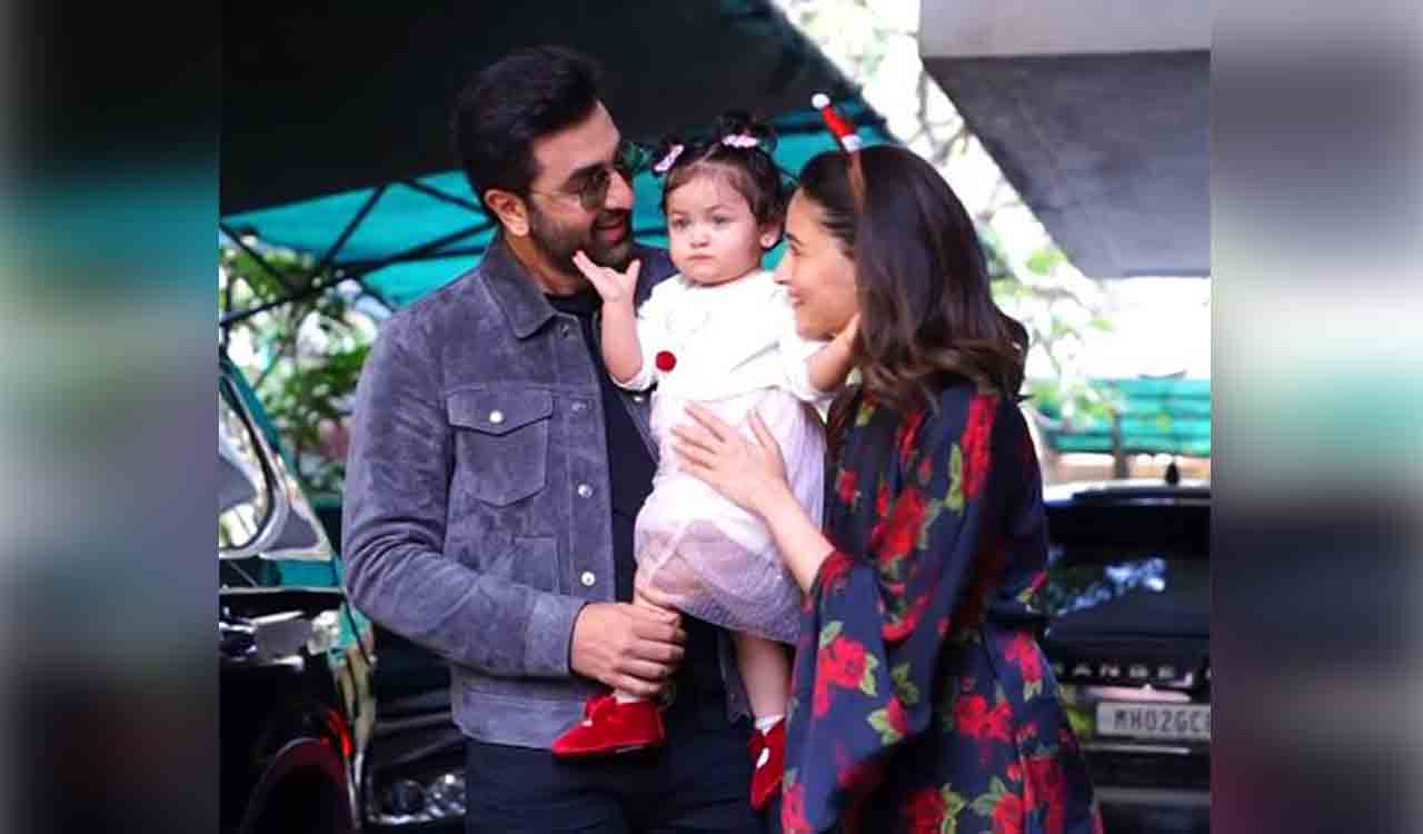 Ranbir receives sweet kiss from daughter Raha as he returns from Italy ...