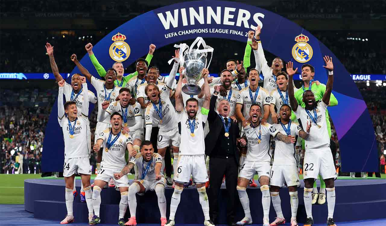 Real Madrid wins 15th Champions League title, beats Dortmund 2-0