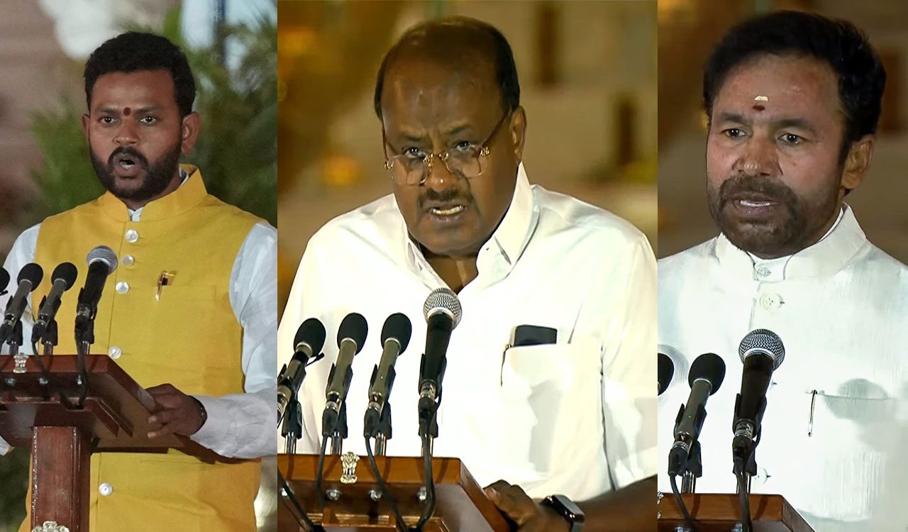 BJP’s southern push: 13 MPs inducted into Modi Cabinet