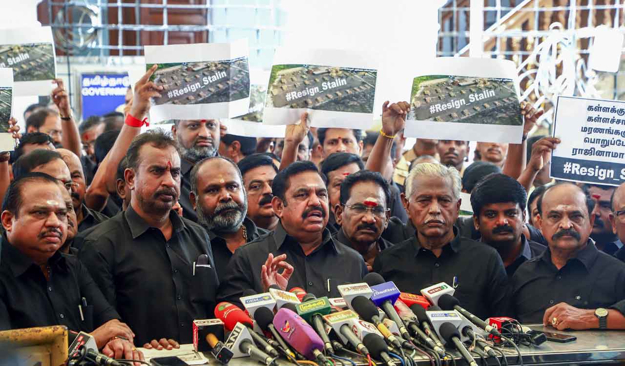 Speaker refused to give time to speak about Kallakurichi hooch tragedy: K Palaniswami