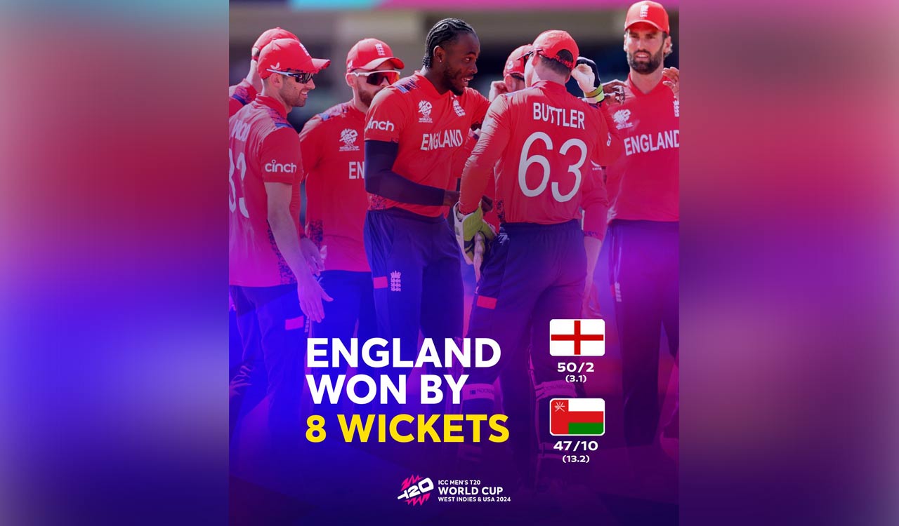 T20 World Cup: England crushes Oman for major NRR boost to stay alive