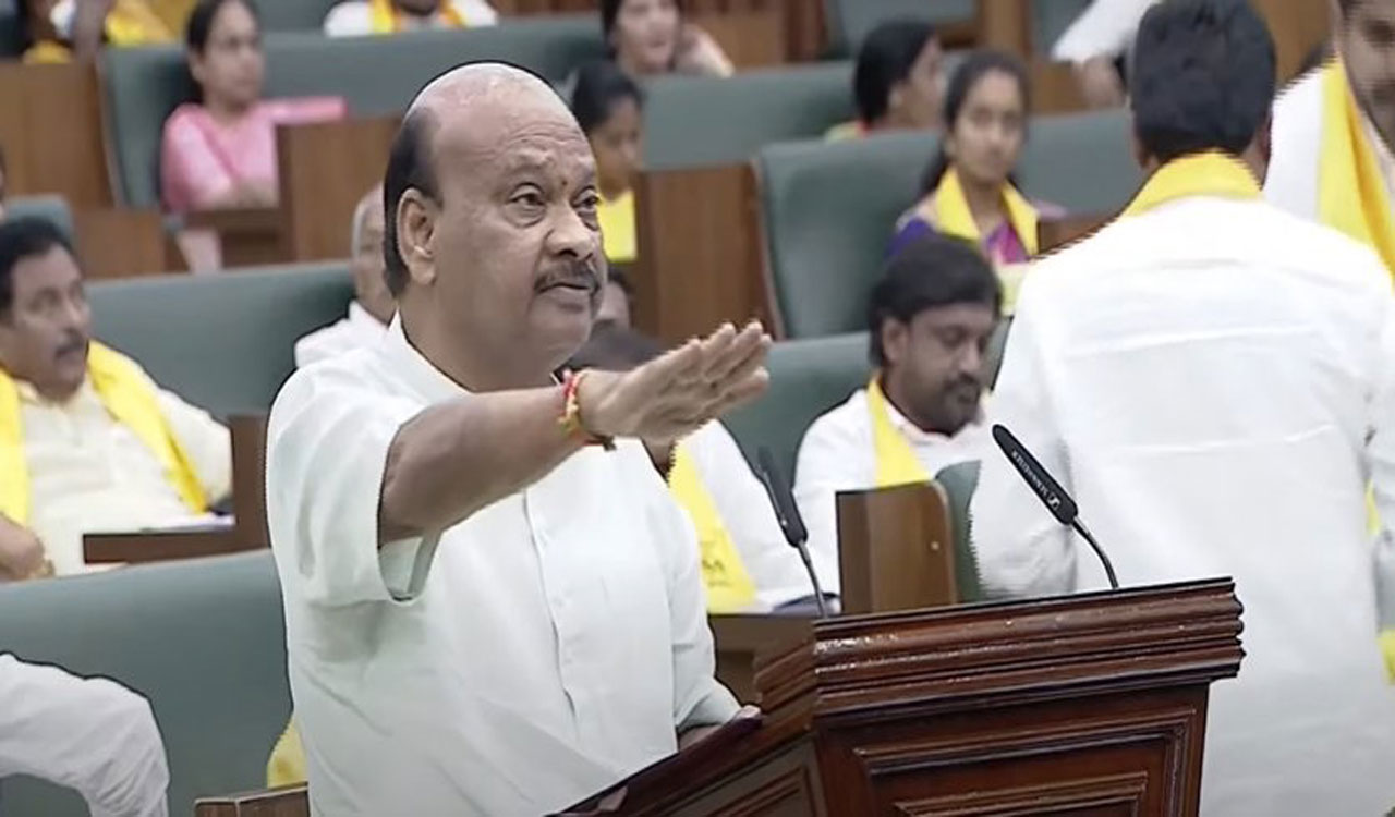 TDP’s Ayyannapatrudu elected Speaker of Andhra Pradesh Assembly