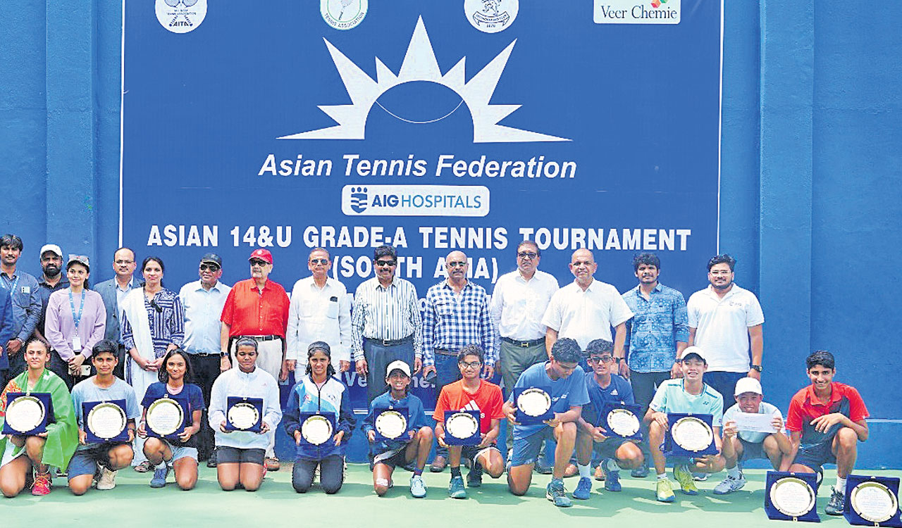 Tavish grabs twin titles in Asian U-14 Grade-A Tennis Tournament