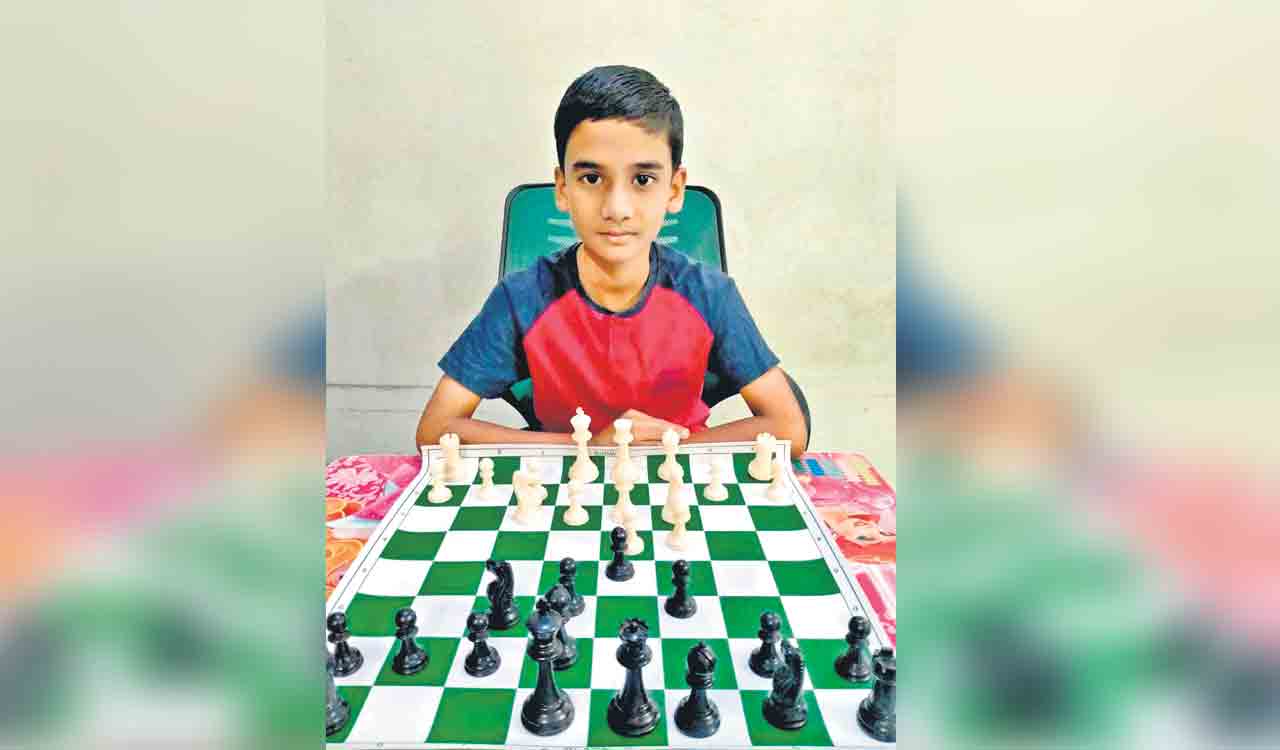 Harshit grabs top honours in online chess