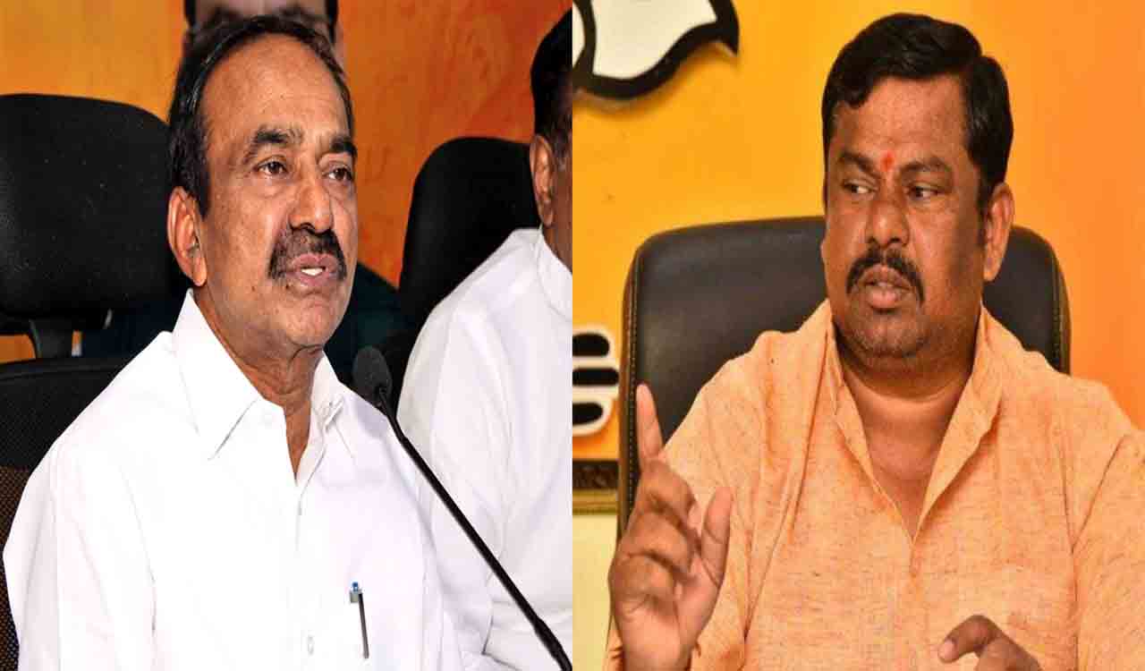 Embarrassment for BJP as Eatala, Raja Singh air differences in public