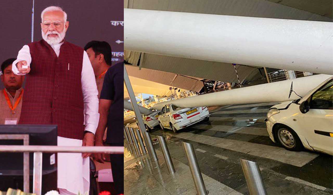 BRS jabs Modi over Delhi airport roof collapse