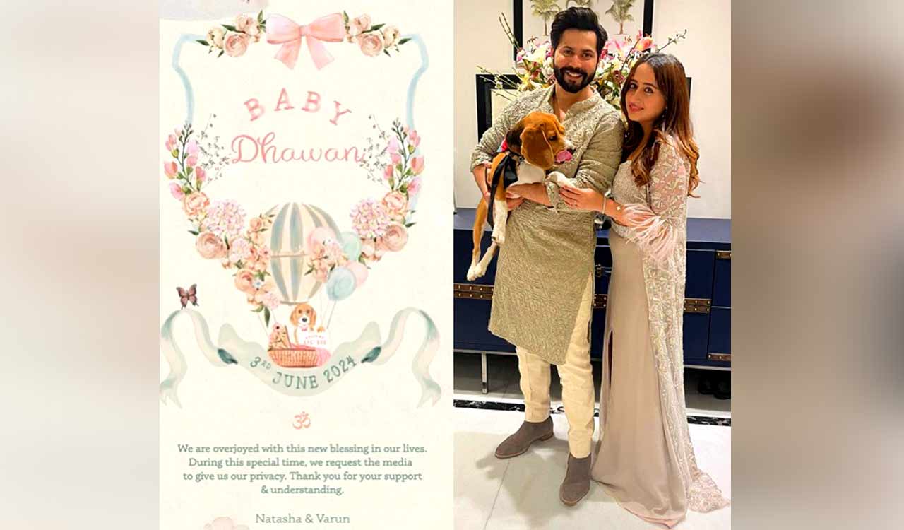Varun Dhawan announces birth of daughter
