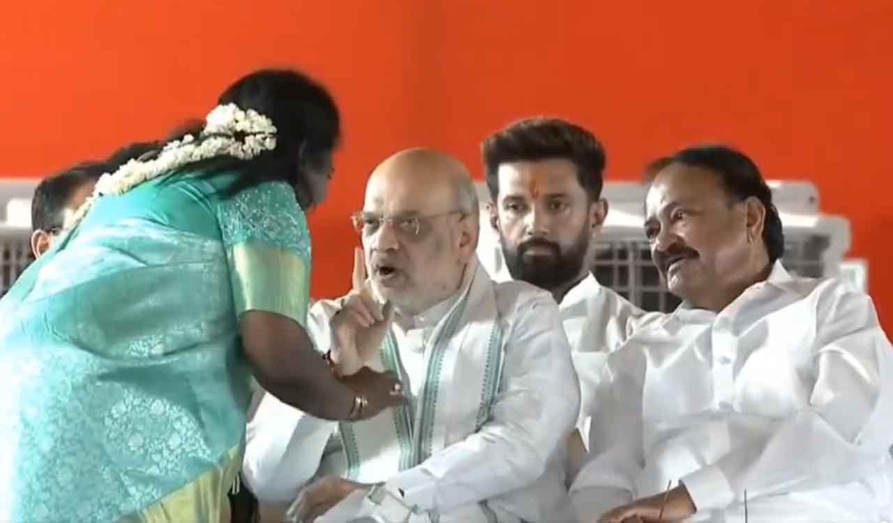 Viral video of Amit Shah and Tamilisai Soundararajan: Former Governor clarifies