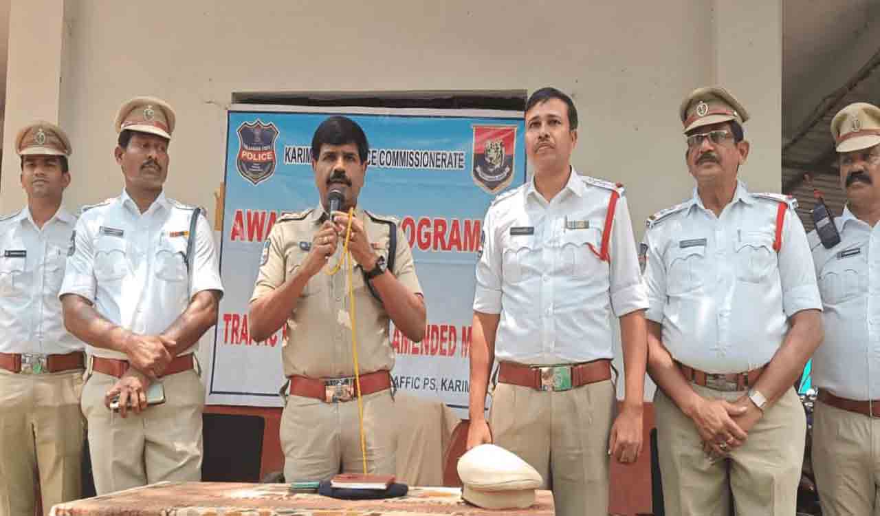 60 minor drivers detained in Karimnagar