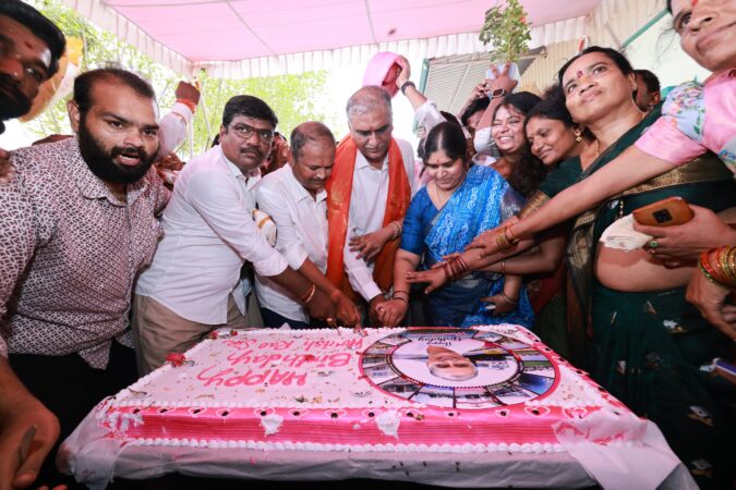 BRS leader Harish Rao's birthday was celebrated across erstwhile Medak district